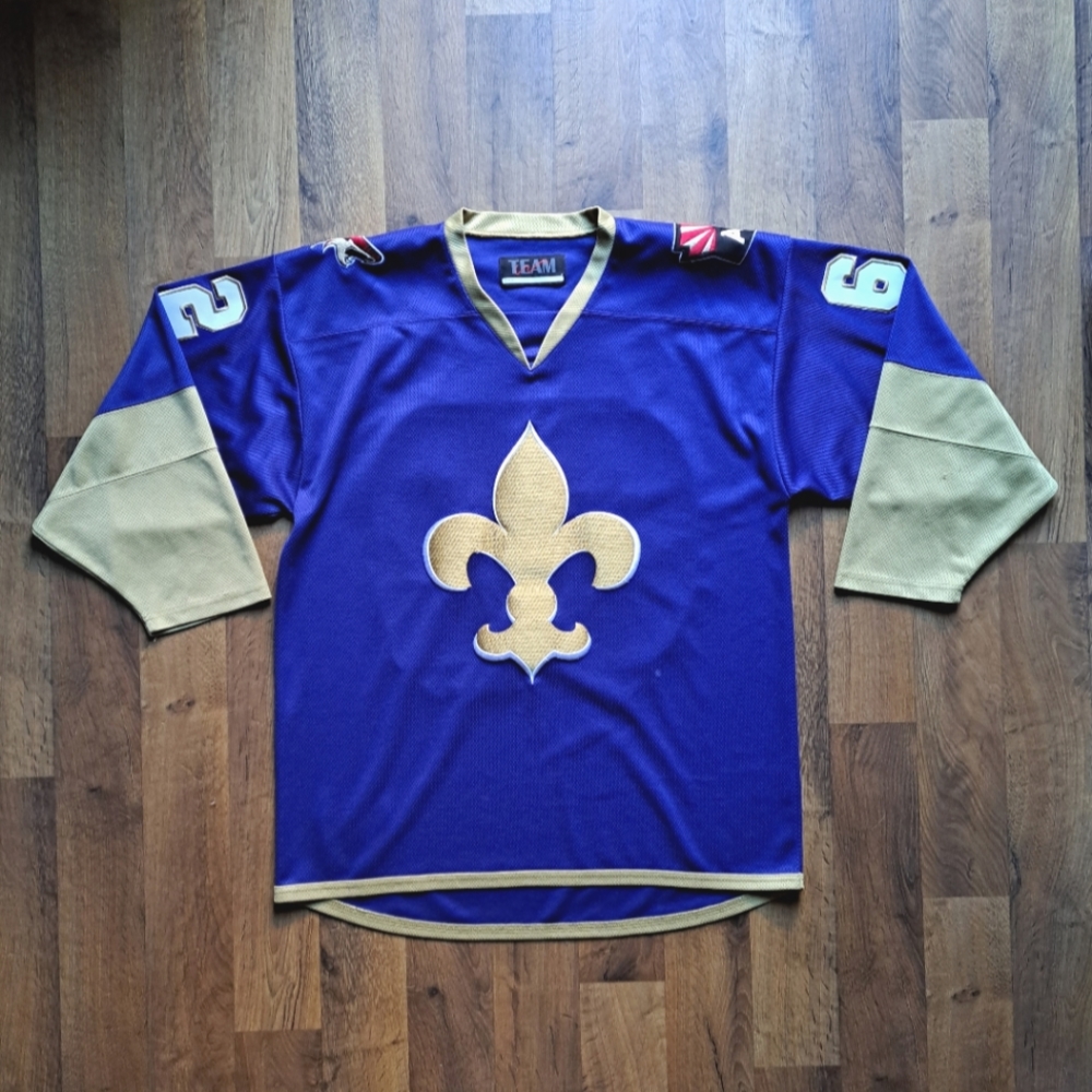 Blue and Gold Men's Shirt